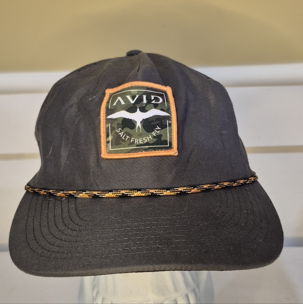 Avid Charcoal Hat with Orange Accent  1456/125